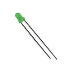 Λυχνία LED 3mm πράσινη...