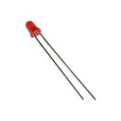 Λυχνία LED 3mm κόκκινο 4mcd (B/P) LED40001