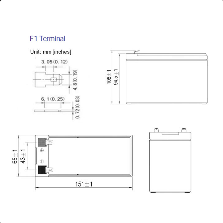 copy of Μπαταρία μολύβδου 12V 7AHh κλειστού τύπου ΓΕΝΙΚΗΣ ΧΡΗΣΗΣ