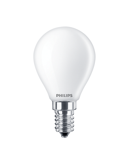 Λάμπα σφαιρική LED Filament ND 4.3-40W 827 E14 P45 PHILIPS PHILIPS LFILK0003