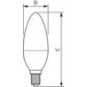 Λάμπα led κερί 7W E14 B38 2700Κ FR PHILIPS PHILIPS C37727PH
