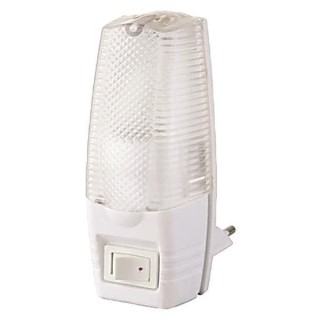 Φωτάκι νυκτός με διακόπτη λευκό 5W E14 EUROLAMP EUROLAMP NYK0001