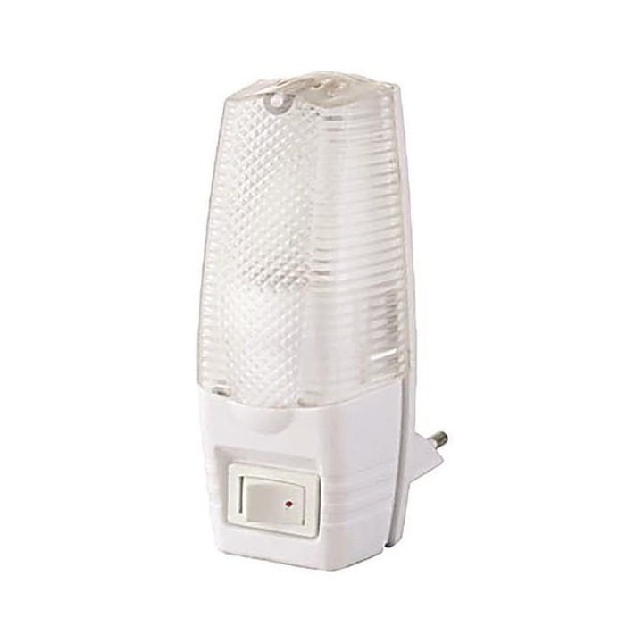 Φωτάκι νυκτός με διακόπτη λευκό 5W E14 EUROLAMP