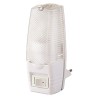 Night light with switch, white, 5W E14 EUROLAMP