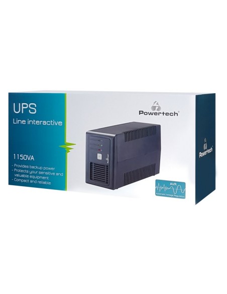 POWERTECH UPS Line Interactive PT-1150LI, 1150VA, 690W  UPS0001