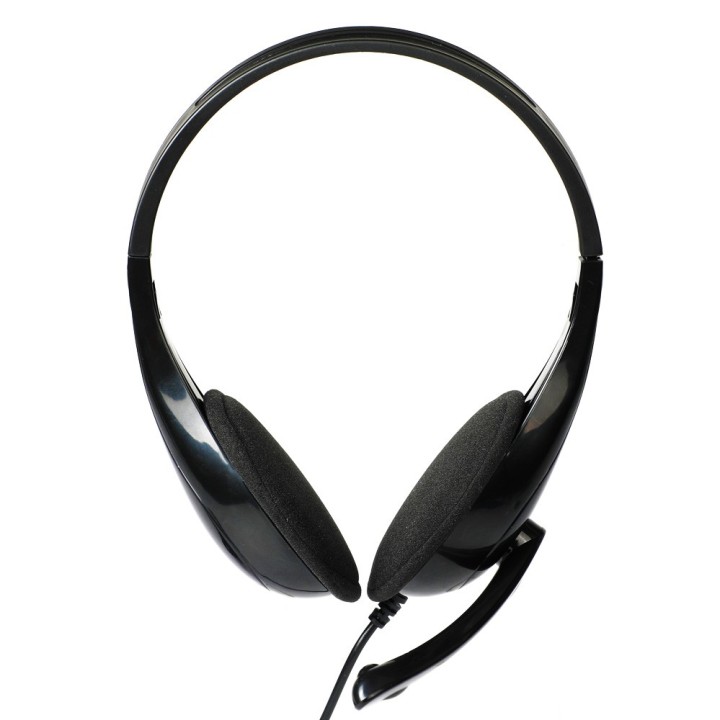 Headphones με μικρόφωνο PT-734 105dB, 40mm, 3.5mm, 1.8m, μαύρο  PT-734