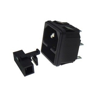 Φίσα ρεύματος κουμποτή σε σασί με ασφαλειοθήκηΓΕΝΙΚΗΣ ΧΡΗΣΗΣ ΓΕΝΙΚΗΣ ΧΡΗΣΗΣ TRF0011