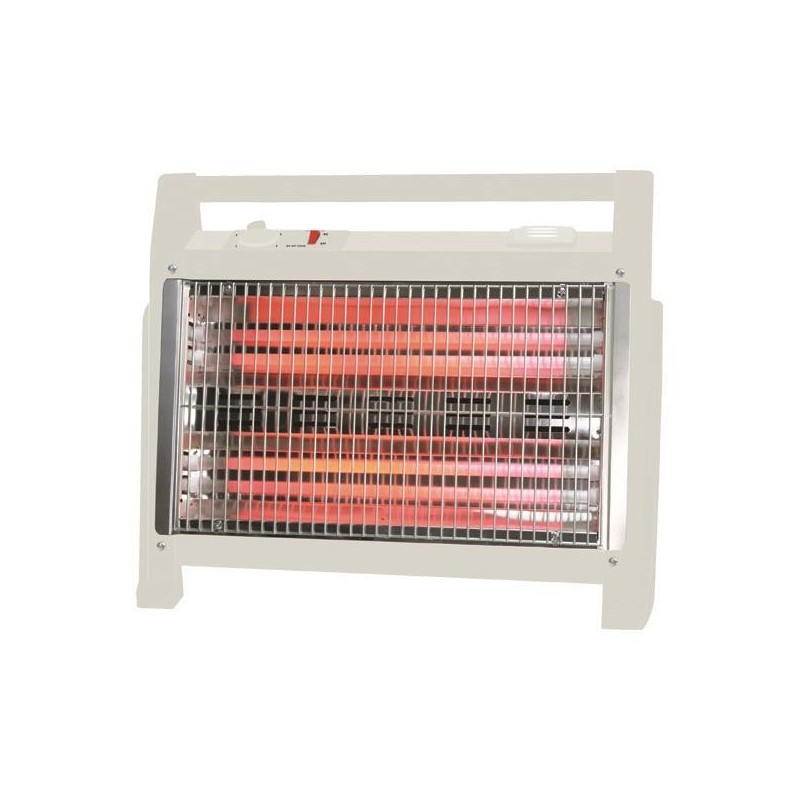 Θερμάστρα χαλαζία λευκή 1600W EUROLAMP EUROLAMP 147-29165