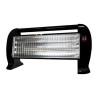 Black quartz heater 1200W EUROLAMP