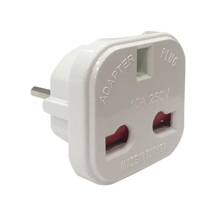 Αντάπτορας ταξιδίου από UK πρίζα σε σούκο ΓΕΝΙΚΗΣ ΧΡΗΣΗΣ
