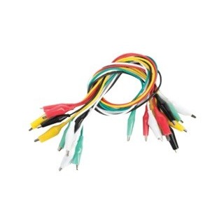 Κροκοδειλάκια με καλώδιο σετ 5 τεμαχίων ΓΕΝΙΚΗΣ ΧΡΗΣΗΣ KROK0002