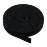 Multi-purpose Velcro tape, 20 mm, 3 m, black