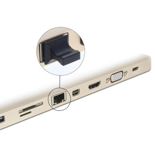 Κάλυμμα προστασίας για θύρα RJ45 μαύρο ΓΕΝΙΚΗΣ ΧΡΗΣΗΣ RJ4503