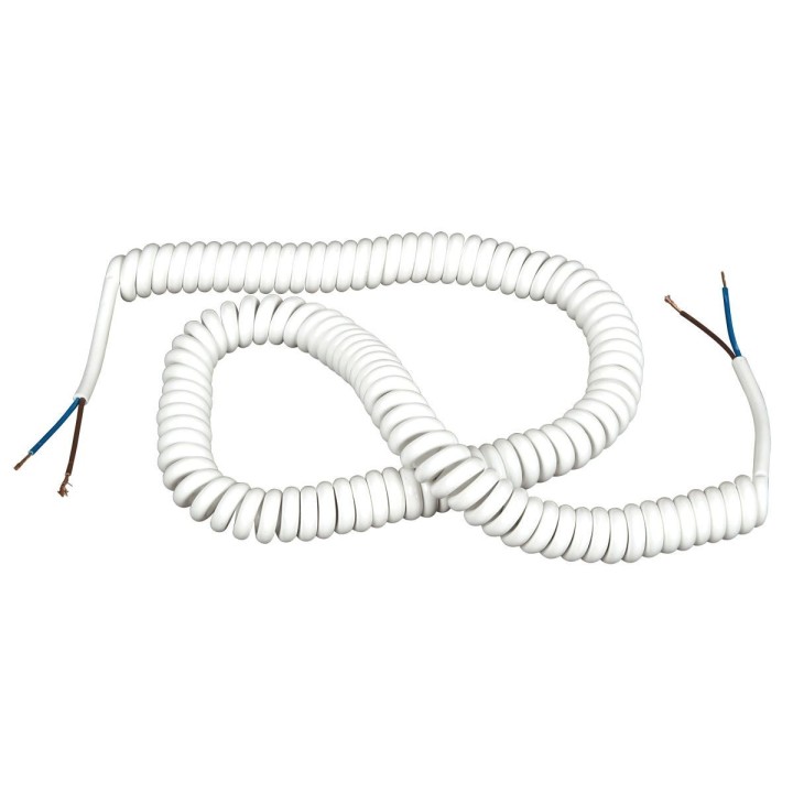 copy of Καλώδιο σπιράλ λευκό για φωτισμό 2x0.75mm 4m ΓΕΝΙΚΗΣ ΧΡΗΣΗΣ