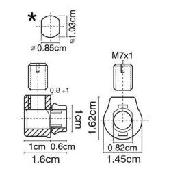 Στυπιοθλίπτης πλαστικός λευκός μαστού καλωδίου ΓΕΝΙΚΗΣ ΧΡΗΣΗΣ ΓΕΝΙΚΗΣ ΧΡΗΣΗΣ SMAS0002S