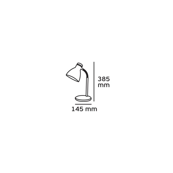 Πορτατίφ γραφειου μεταλλικό μπλέ με ντουί Ε27 ΓΕΝΙΚΗΣ ΧΡΗΣΗΣ PGM0001BL