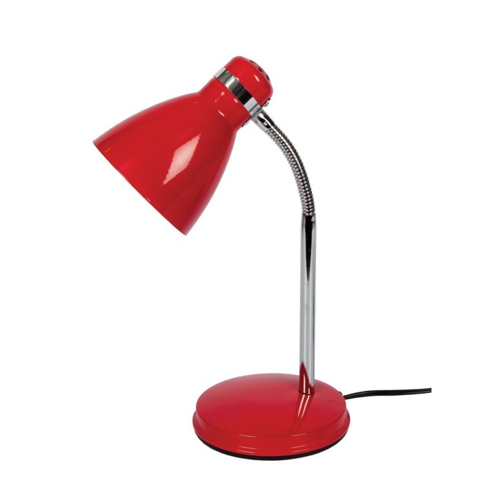 Πορτατίφ γραφειου μεταλλικό κόκκινο με ντουί Ε27 ΓΕΝΙΚΗΣ ΧΡΗΣΗΣ PGM0001R