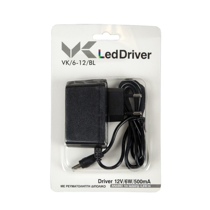 Τροφοδοτικό σταθερής εξόδου 12V 500mA 6W ΓΕΝΙΚΗΣ ΧΡΗΣΗΣ ΓΕΝΙΚΗΣ ΧΡΗΣΗΣ SWIT0008