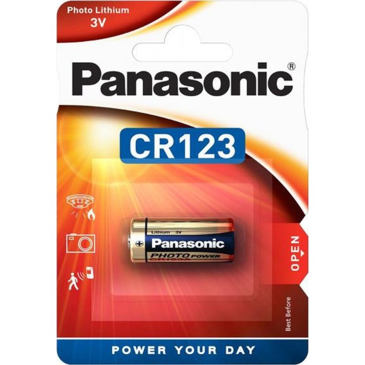Λιθίου μπαταρία CR123 3V PANASONIC PANASONIC CR123
