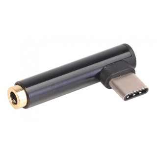 Αντάπτορας γωνιακός USB Type-C αρσενικό σε 3.5mm jack θηλυκό ΓΕΝΙΚΗΣ ΧΡΗΣΗΣ AUSB0012