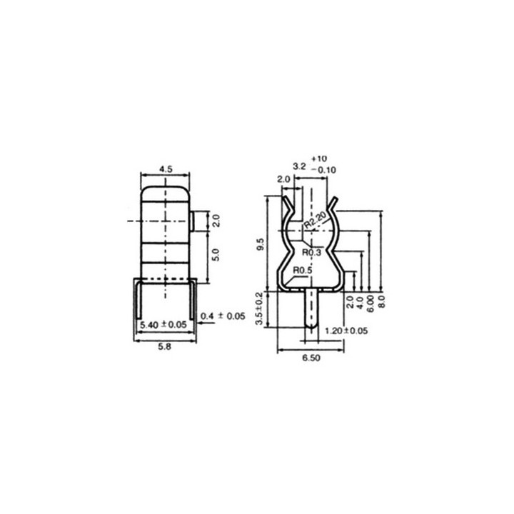Ασφαλειοθήκη πλακέτας clip για γυάλινη ασφάλεια 5x20mm πράσινη ΓΕΝΙΚΗΣ ΧΡΗΣΗΣ ΓΕΝΙΚΗΣ ΧΡΗΣΗΣ AS5204