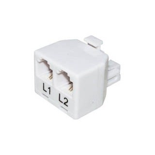 Τηλεφωνικός διαχωριστής σύνδεσης RJ11 από ένα αρσενικό σε 2 τηλεφωνικές γραμμές με θηλυκά ΓΕΝΙΚΗΣ ΧΡΗΣΗΣ ΓΕΝΙΚΗΣ ΧΡΗΣΗΣ RJ110...