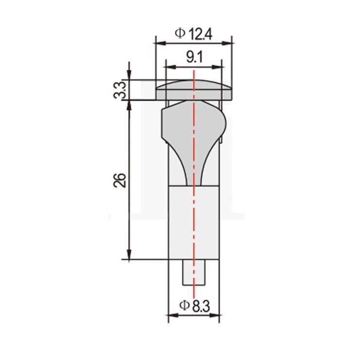 Ενδεικτική λυχνία πρεσσαριστή Φ10 με καλώδιο κόκκινο χρώμα ΓΕΝΙΚΗΣ ΧΡΗΣΗΣ ΓΕΝΙΚΗΣ ΧΡΗΣΗΣ ENDL0002R