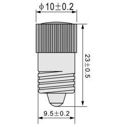 Λαμπάκι led βιδωτό 220V 1W Ε10 κίτρινο ΓΕΝΙΚΗΣ ΧΡΗΣΗΣ ΓΕΝΙΚΗΣ ΧΡΗΣΗΣ LLF0001Y 2