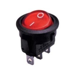 Διακόπτης μίνι στρόγγυλος Φ23 3 επαφών ON-OFF με λαμπάκι κόκκινο για συσκεύες ΓΕΝΙΚΗΣ ΧΡΗΣΗΣ ΓΕΝΙΚΗΣ ΧΡΗΣΗΣ DIMM0008