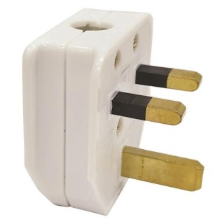 Φίς αρσενικό UK λευκό ΓΕΝΙΚΗΣ ΧΡΗΣΗΣ EUROLAMP FISUK0001