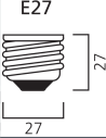 Λάμπα led εντόμων κίτρινη 7W E27 A60 EUROLAMP EUROLAMP A60E7Y