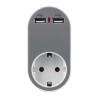 Αντάπτορας σούκου με USB σε πράσινο χρώμα ΓΕΝΙΚΗΣ ΧΡΗΣΗΣ EUROLAMP POL0047