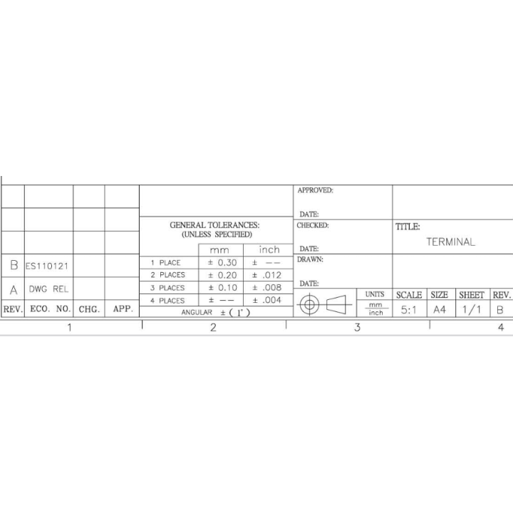 copy of Χάλκινος ακροδέκτης οπής χωρίς μόνωση Φ8.4mm ΓΕΝΙΚΗΣ ΧΡΗΣΗΣ