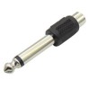 6.35mm male mono to RCA female adapter for GENERAL USE