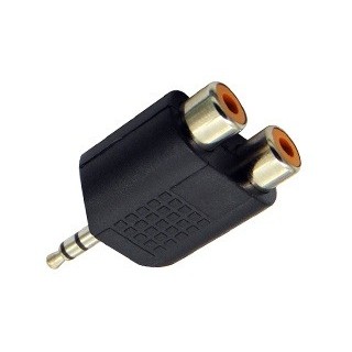 copy of Αντάπτορας 3,5mm Stereo αρσενικός σε 2x 3,5mm Stereo θηλυκα  με επίχρυσες επαφές