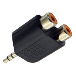 Αντάπτορας 3.5mm αρσενικό stereo σε 2xRCA θηλυκά ΓΕΝΙΚΗΣ ΧΡΗΣΗΣ ΓΕΝΙΚΗΣ ΧΡΗΣΗΣ AJR3501