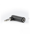 Αντάπτορας γωνιακός 3,5mm stereo αρσενικός σε 3,5mm stereo θηλυκό ΓΕΝΙΚΗΣ ΧΡΗΣΗΣ AJACK3535