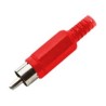 RCA cable plug male red GENERAL USE