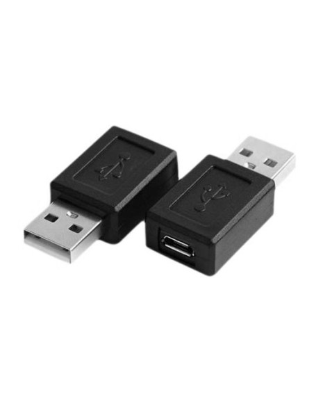 Αντάπτορας USB αρσενικός σε USB Micro θηλυκό μαύρο ΓΕΝΙΚΗΣ ΧΡΗΣΗΣ AUSB0001
