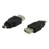USB female to USB Mini male adapter