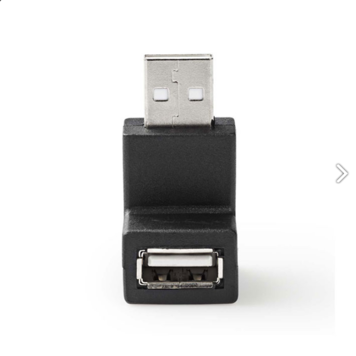 Αντάπτορας γωνιακός USB θηλυκό σε USB θηλυκό ΓΕΝΙΚΗΣ ΧΡΗΣΗΣ AUSB0009