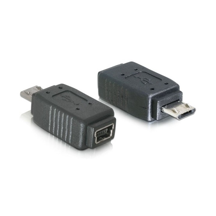 Αντάπτορας USB Micro αρσενικό σε USB Mini θηλυκό ΓΕΝΙΚΗΣ ΧΡΗΣΗΣ AUSB0014