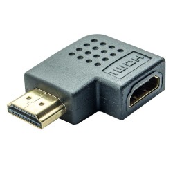 Αντάπτορας γωνιακός HDMI αρσενικό σε HDMI θηλυκό ΓΕΝΙΚΗΣ ΧΡΗΣΗΣ AHDMI0002