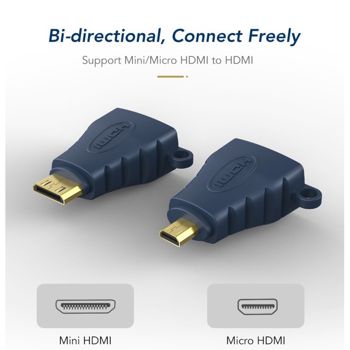 Αντάπτορας HDMI micro αρσενικό σε HDMI θηλυκό ΓΕΝΙΚΗΣ ΧΡΗΣΗΣ AHDMI0004