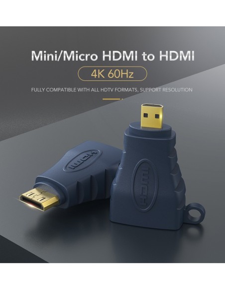 Αντάπτορας HDMI micro αρσενικό σε HDMI θηλυκό ΓΕΝΙΚΗΣ ΧΡΗΣΗΣ AHDMI0004