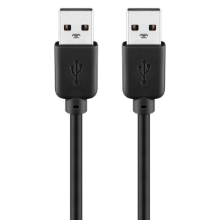 Καλώδιο USB 2.0 Type A 93594, copper, 3m, μαύρο ΓΕΝΙΚΗΣ ΧΡΗΣΗΣ USB0013-3