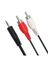Καλώδιο ήχου jack 3,5mm αρσενικό stereo σε 2xRCA αρσενικά 3m ΓΕΝΙΚΗΣ ΧΡΗΣΗΣ JRCA3530-3
