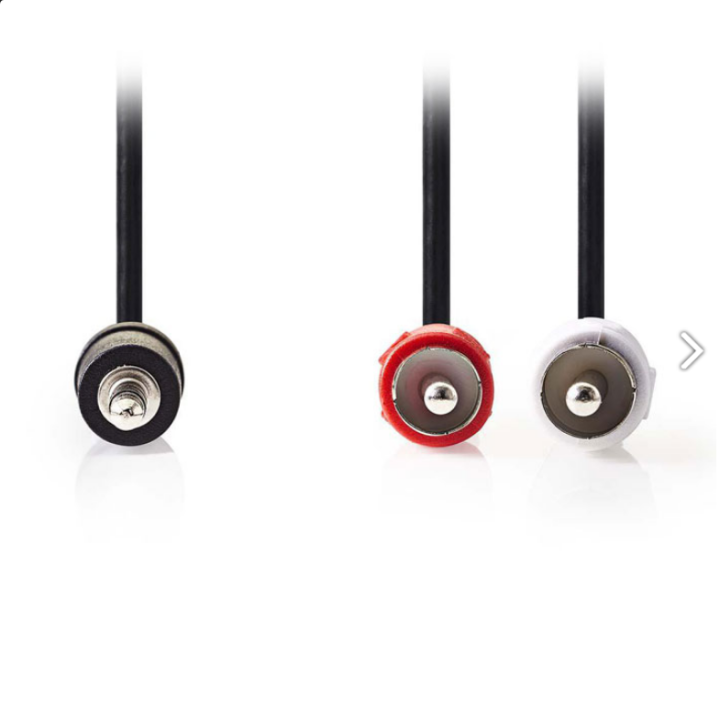 Καλώδιο ήχου jack 3,5mm αρσενικό stereo σε 2xRCA αρσενικά 5m ΓΕΝΙΚΗΣ ΧΡΗΣΗΣ JRCA35-5