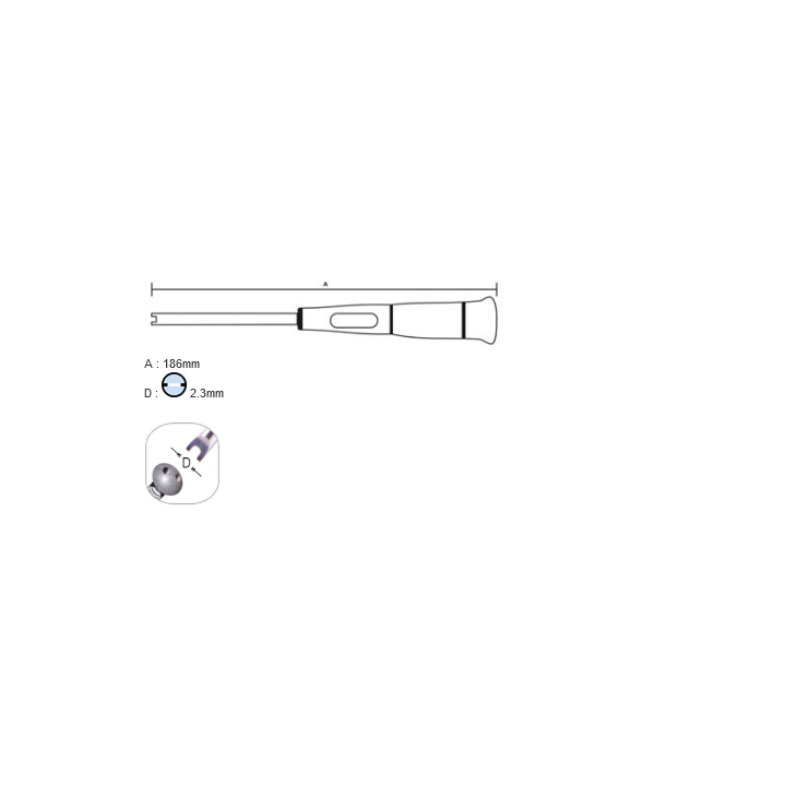 copy of Κατσαβίδι ακριβείας TRI αστεράκι 1X50mm SD-081-TRI1 T/PRO'SKIT