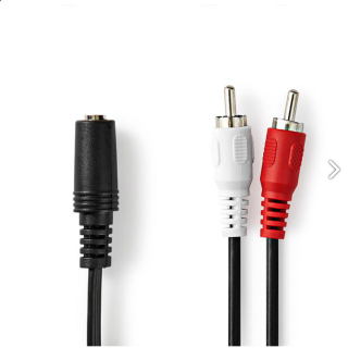 copy of Καλώδιο ήχου jack 3,5mm αρσενικό Stereo σε 3,5mm Stereo θηλυκό  1,5m